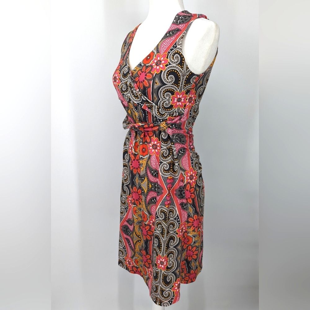 prAna Activewear Multicolor Floral Paisley Activewear Dress Built-In Bra Small - Picture 2 of 7